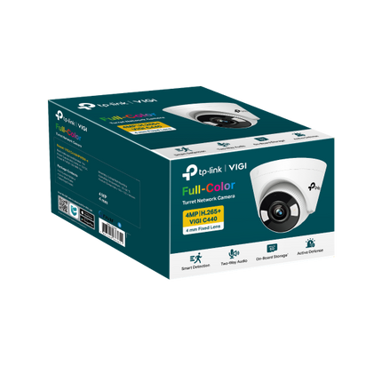 TP-Link VIGI 4MP Full-Colour Turret Network Camera - VIGI C440(4MM)