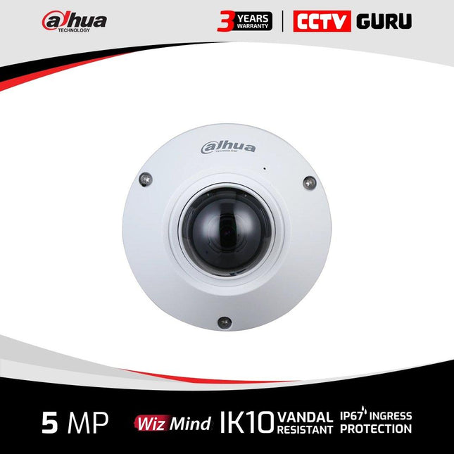 Dahua 5MP WizMind Fisheye Network Camera Panoramic Series DH-IPC-EB5541P-AS - CCTV Guru