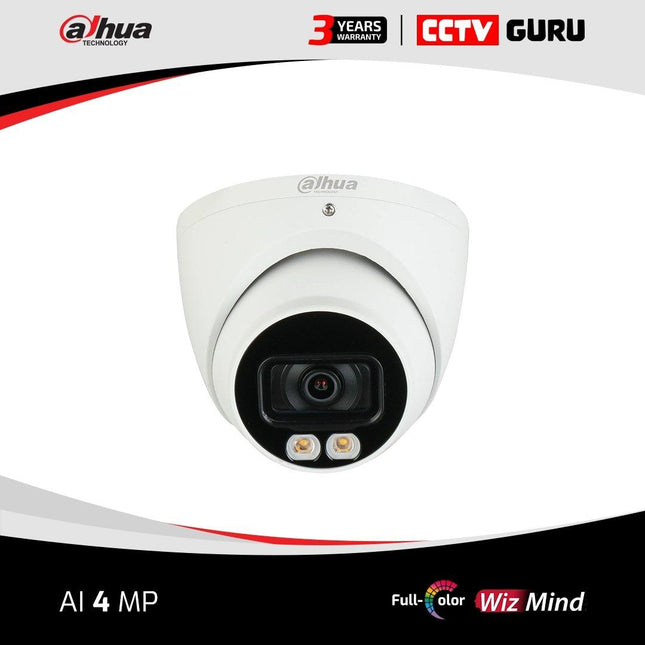 Dahua AI 4MP Turret Fixed Camera 2.8mm Network Camera DH-IPC-HDW5442TMP-AS-LED-0280B - CCTV Guru