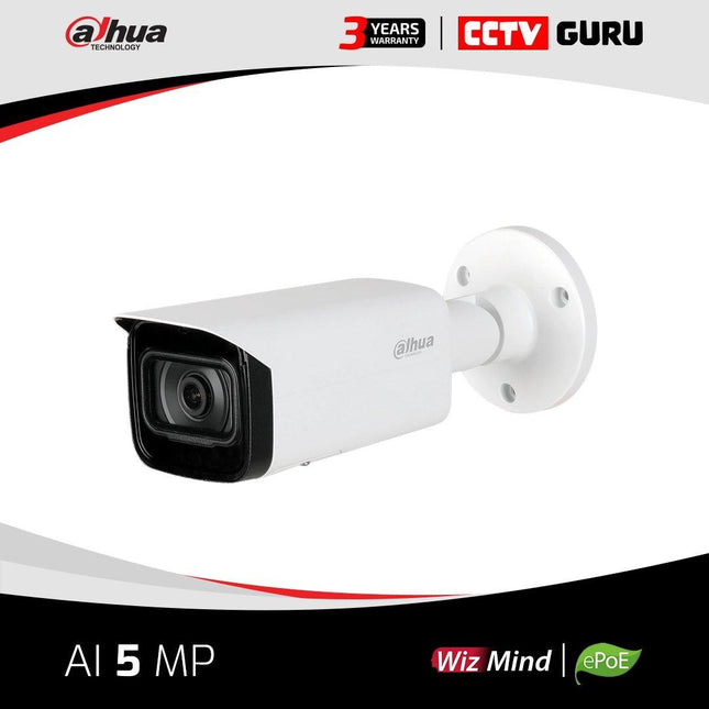 Dahua 5MP IP WDR IR Bullet AI Network Camera 2.8mm DH-IPC-HFW5541TP-SE-0280B - CCTV Guru