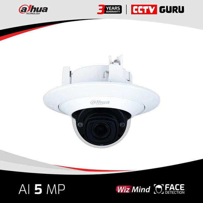 Dahua 5MP IP Pro AI IR Vari-focal Network Camera WDR 2.7mm ~13.5mm Motorised Lens DH-IPC-HDPW5541GP-ZE-27135 - CCTV Guru