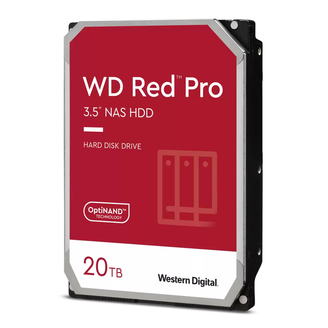 WD Red Pro,20TB, 3.5 form factor, SATA 6 Gb/s, 7200 RPM, 512 cache, 5 yrs warranty - CCTV Guru