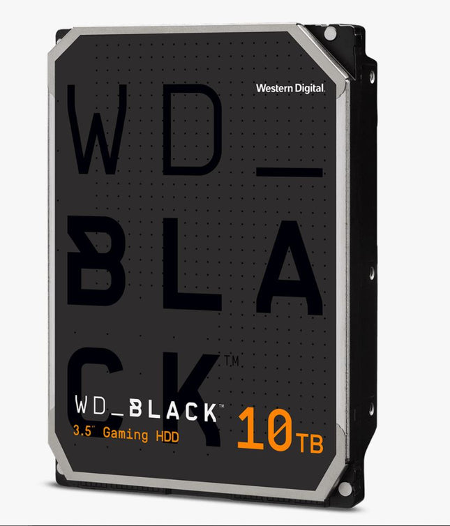 WD Black, DESKTOP, 10TB, 3.5 form factor, SATA interface, 7200 RPM, 256 cache, 5 yrs warranty - CCTV Guru